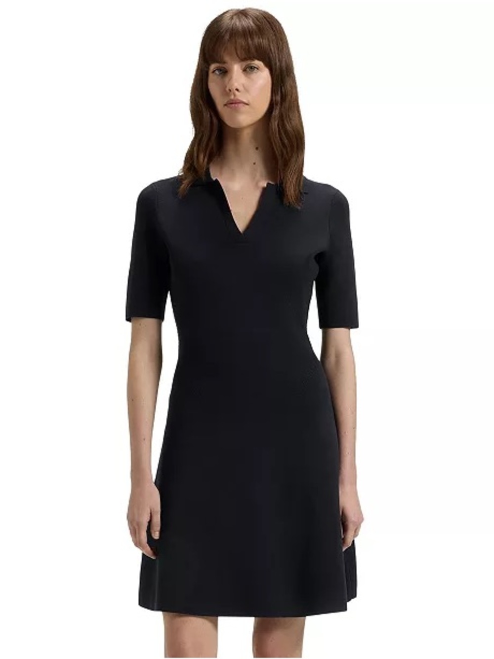 BOSS by Women's Knitted Skipper Collar Dress